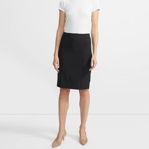 Theory “Golda” Black Pencil Skirt